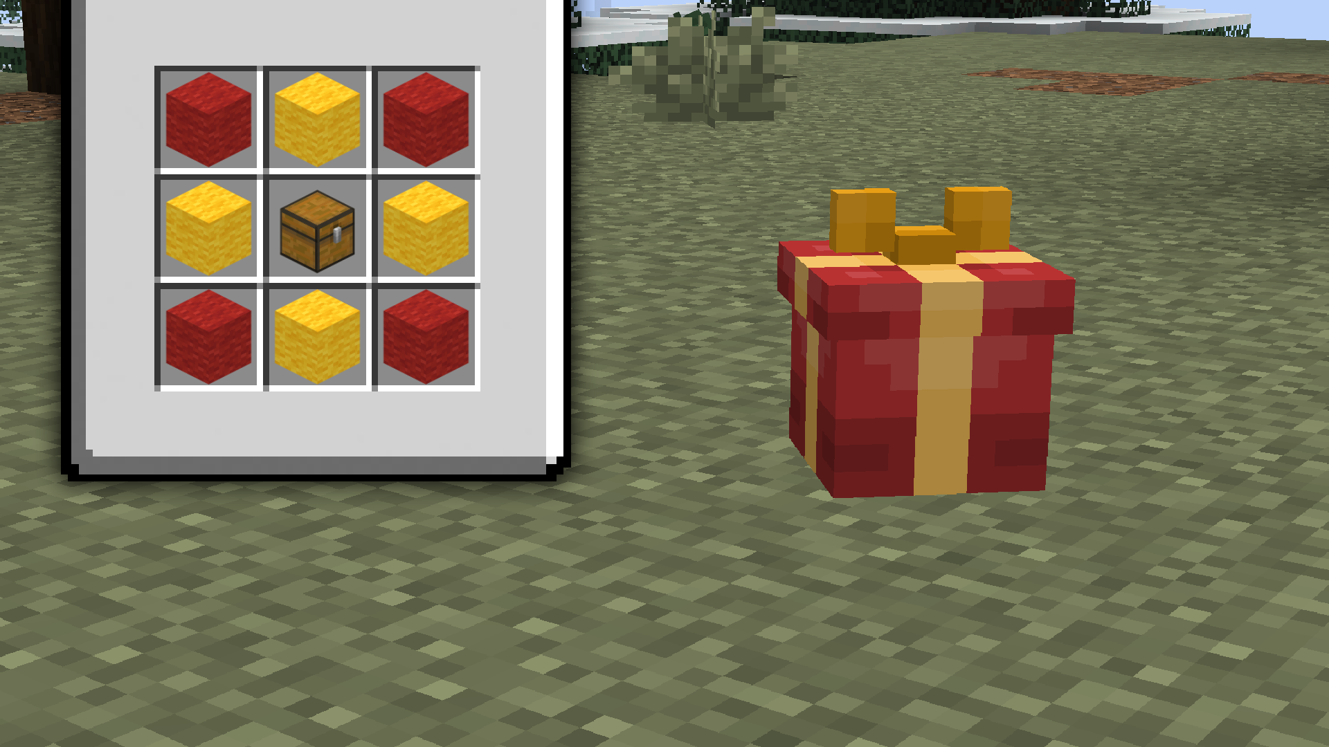 Minecraft Present Build Tutorial ๐ Christmas Decorations Datapack Wiki