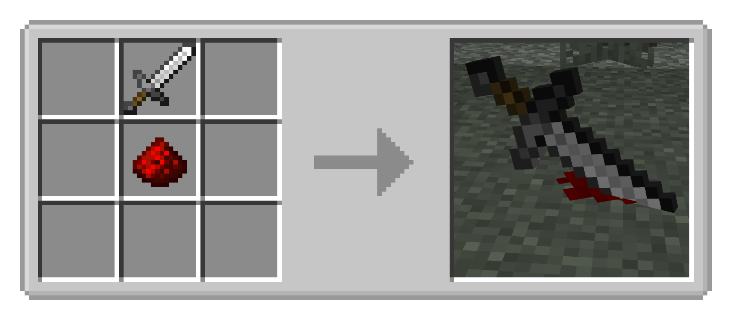 Bloody Sword crafting recipe and preview