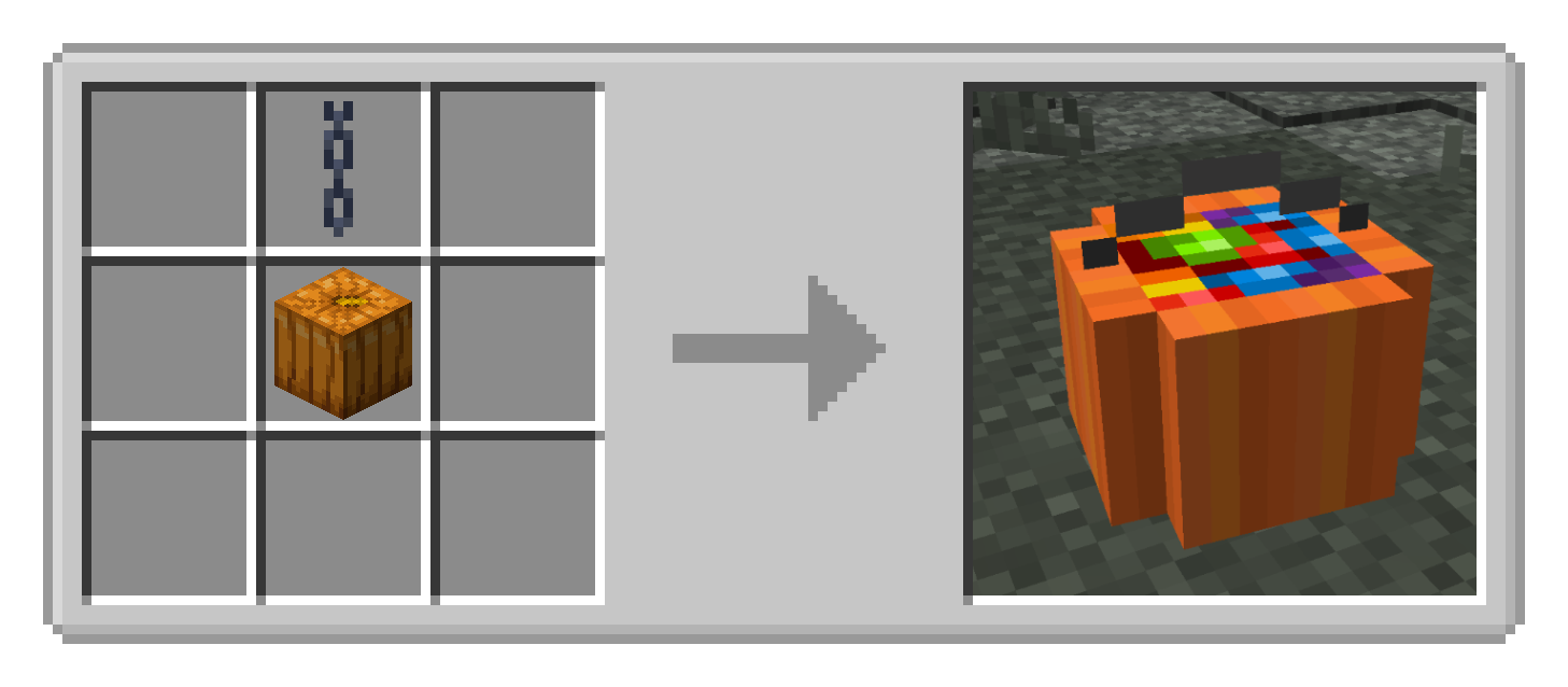 Candy Bucket crafting recipe and preview
