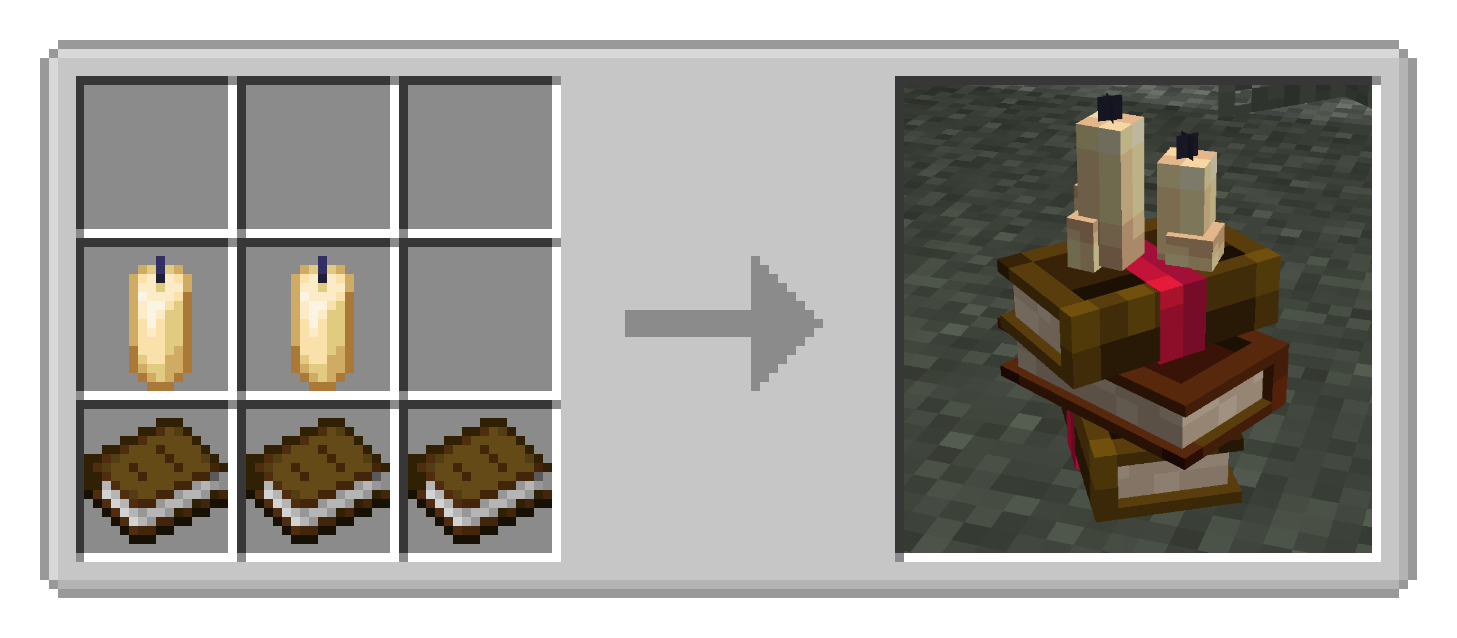 Enchanting Books crafting recipe and preview