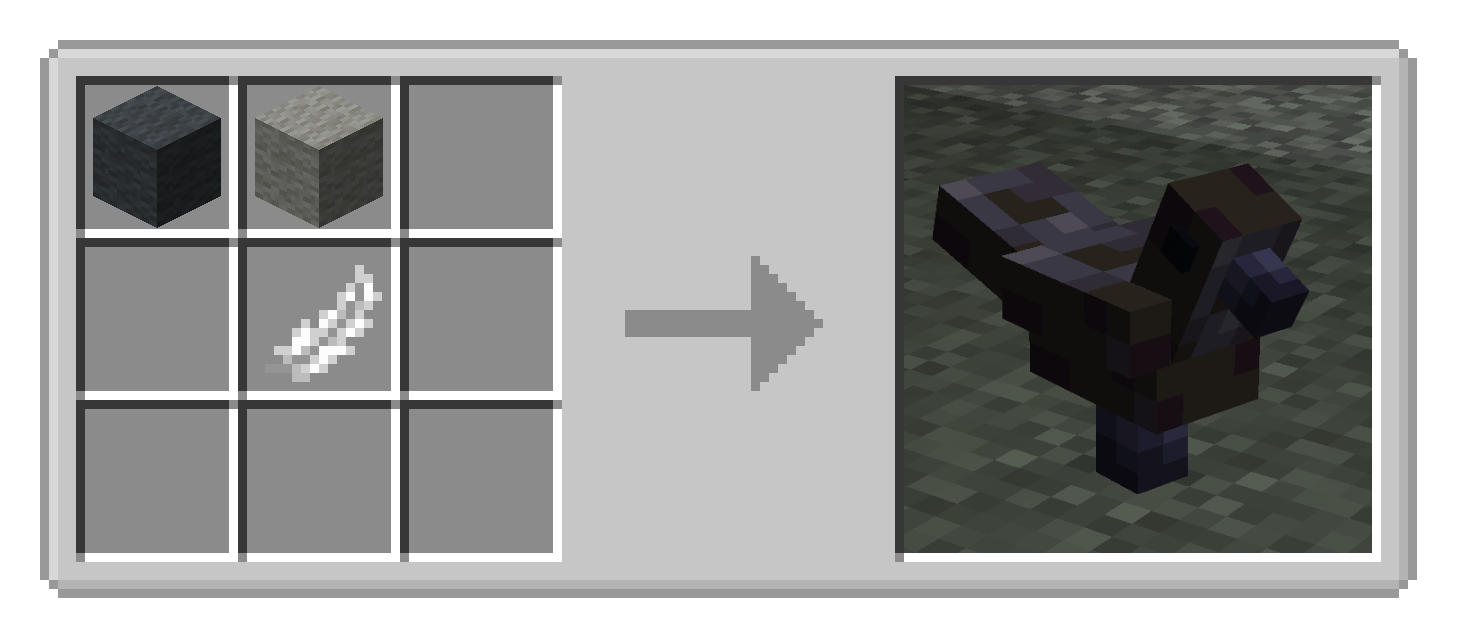 Raven crafting recipe and preview