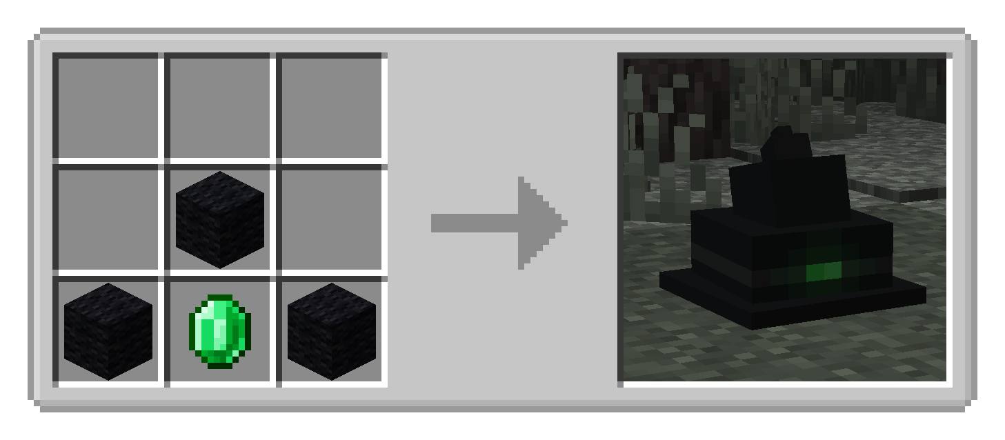 Witch Hat crafting recipe and preview